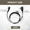 Oreillette Talkie Walkie, 4 Pièces Oreillette Compatible avec BAOFENG, Oreillette Talkie Walkie pour BAOFENG, Oreillette Radio B