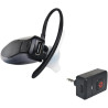Jetfon bt-k2 casque sans fil bleutooth avec adaptateur talkie-walkie type k, ptt double mode et autonomie de 26 h, compatible av