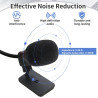 Microphone de voiture 3,5 mm, micro externe pour bleutooth stéréo dvd radio, micro de rechange avec autocollant de fixation, pin