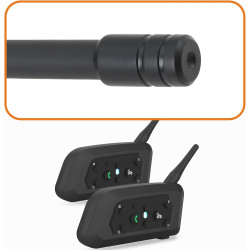 SG Store Antenne RF UHF Fouet Droite BNC Mâle EXC450BN 450-470 MHz pour émetteur-récepteur Mobile Portable 15 Cm