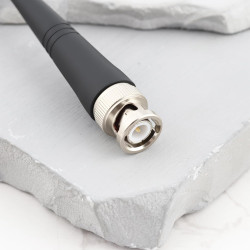 SG Store Antenne RF UHF Fouet Droite BNC Mâle EXC450BN 450-470 MHz pour émetteur-récepteur Mobile Portable 15 Cm