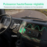 Retevis MB63B Radio Portable CB avec NRC, TFT écran Couleur CB Radio, 12/24V, AM/FM, CTCSS/DCS, Gain RF/MIC, EMG CH9/19, 40-Cana