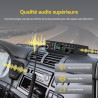 Retevis MB63B CB Radio avec Antenne, NRC Réduit Le Bruit CB Portable, écran Couleur TFT 1,77 Pouce, AM/FM, 12/24 V, Gain RF/MIC,