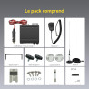 Retevis MB63B CB Radio avec Antenne, NRC Réduit Le Bruit CB Portable, écran Couleur TFT 1,77 Pouce, AM/FM, 12/24 V, Gain RF/MIC,