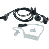 vhbw 10x Oreillette Compatible avec Hyt/Hytera TD510, TD520, PD560, TC620, PD500 Radio Talkie-walkie avec Microphone PTT, câble 