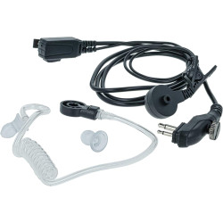 vhbw 10x Oreillette Compatible avec Hyt/Hytera TD510, TD520, PD560, TC620, PD500 Radio Talkie-walkie avec Microphone PTT, câble 