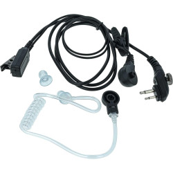 vhbw 10x Oreillette Compatible avec Hyt/Hytera TD510, TD520, PD560, TC620, PD500 Radio Talkie-walkie avec Microphone PTT, câble 