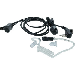vhbw 10x Oreillette Compatible avec Hyt/Hytera TD510, TD520, PD560, TC620, PD500 Radio Talkie-walkie avec Microphone PTT, câble 