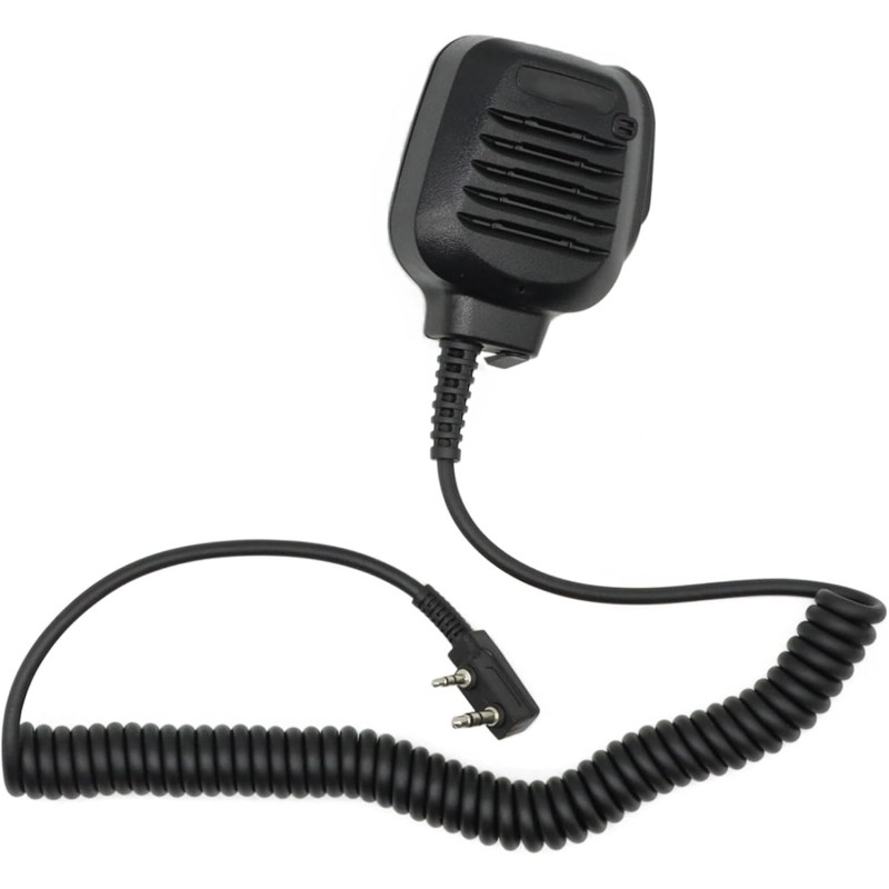 Microphone haut-parleur monté sur l'épaule pour Kenwood KMC-45D, construction ABS pour radios bidirectionnelles TK-270 TK-370 TK