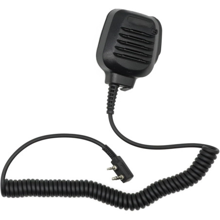 Microphone haut-parleur monté sur l'épaule pour Kenwood KMC-45D, construction ABS pour radios bidirectionnelles TK-270 TK-370 TK