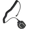 Microphone haut-parleur monté sur l'épaule pour Kenwood KMC-45D, construction ABS pour radios bidirectionnelles TK-270 TK-370 TK