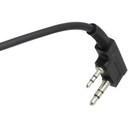 Microphone haut-parleur monté sur l'épaule pour Kenwood KMC-45D, construction ABS pour radios bidirectionnelles TK-270 TK-370 TK