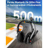 SYNCO XTALK XMax2 Wireless Intercom Casque System, 2.4G Full-Duplex Hands-Free Kommunikation 500m 24h Batterie Noise-Cancelling 