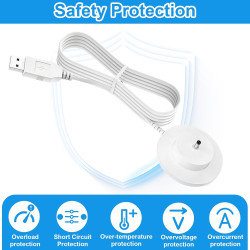 9V Chargeur USB pour Toniebox, 1.8M Câble d'alimentation pour Tonies Box Lecteur Audio, Station de Charge USB pour Toniebox Haut