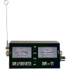 SWR-171 TOS-mètre et Wattmètre Analogique 1.5-150 MHz – Mesure SWR et Puissance 10W/100W, Connecteurs SO-239 (PL), Idéal CB et R