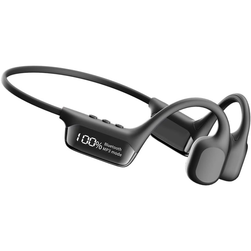 Luvant bone conduction headphones – open ear bluetooth wireless headphones, ipx8 waterproof, lightweight sports headphones with 