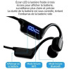 Luvant bone conduction headphones – open ear bluetooth wireless headphones, ipx8 waterproof, lightweight sports headphones with 