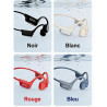 Luvant bone conduction headphones – open ear bleutooth wireless headphones, ipx8 waterproof, lightweight sports headphones with 