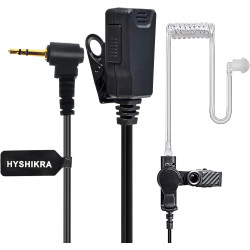 1 Broche 2,5 mm Casque avec Mic PTT, Compatible avec Motorola TLKR T60 T61 T62 T81 T80 T82 Extreme Hunter HYT TC-320 pour Le Per
