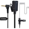 1 Broche 2,5 mm Casque avec Mic PTT, Compatible avec Motorola TLKR T60 T61 T62 T81 T80 T82 Extreme Hunter HYT TC-320 pour Le Per