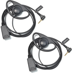 1 Broche 2,5 mm Casque avec Mic PTT, Compatible avec Motorola TLKR T60 T61 T62 T81 T80 T82 Extreme Hunter HYT TC-320 pour Le Per