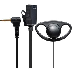 1 Broche 2,5 mm Casque avec Mic PTT, Compatible avec Motorola TLKR T60 T61 T62 T81 T80 T82 Extreme Hunter HYT TC-320 pour Le Per