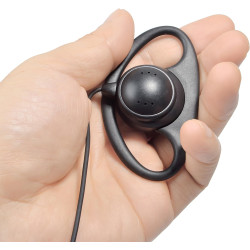1 Broche 2,5 mm Casque avec Mic PTT, Compatible avec Motorola TLKR T60 T61 T62 T81 T80 T82 Extreme Hunter HYT TC-320 pour Le Per