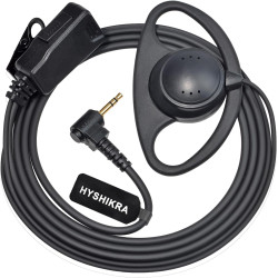 1 Broche 2,5 mm Casque avec Mic PTT, Compatible avec Motorola TLKR T60 T61 T62 T81 T80 T82 Extreme Hunter HYT TC-320 pour Le Per