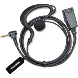 1 Broche 2,5 mm Casque avec Mic PTT, Compatible avec Motorola TLKR T60 T61 T62 T81 T80 T82 Extreme Hunter HYT TC-320 pour Le Per
