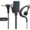 1 Broche 2,5 mm Casque avec Mic PTT, Compatible avec Motorola TLKR T60 T61 T62 T81 T80 T82 Extreme Hunter HYT TC-320 pour Le Per