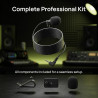 Micro Voiture 3,5 mm Micro Autoradio Voiture, Microphone Externe pour Autoradio, avec Autocollant et Clip pour Recording Intervi