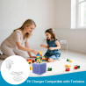 9V 1.5A Chargeur pour Toniebox, Audio Tonie Box Station de Recharge 1.8M Câble de Chargeur, DC 5.5mm x 2.5mm