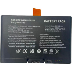 Batterie 600 pour JBL Partybox Stage 520 720, JBL Boombox 4 avec fonction de charge USB-C et fonction banque d'alimentation pour