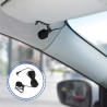 Microphone externe pour autoradio 3,5 mm compatible avec sony kenwood alpine jvc et pioneer, câble de 3 m, fiche coudée 3,5 mm, 