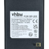 vhbw 2X Batterie Remplacement pour Icom BP-265LI, BP-265 pour Radio Talkie-walkie (2500mAh, 7,4V, Li-ION) - avec Clip de Ceintur