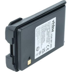 vhbw 2X Batterie Remplacement pour Icom BP-265LI, BP-265 pour Radio Talkie-walkie (2500mAh, 7,4V, Li-ION) - avec Clip de Ceintur