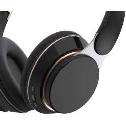 Generico Casque sans fil, casque télescopique pliable – casque supra-aural haute puissance – pour téléphone portable, jeu, salle