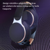 Generico Casque sans fil, casque télescopique pliable – casque supra-aural haute puissance – pour téléphone portable, jeu, salle