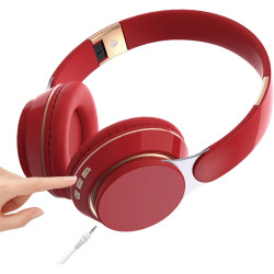 Generico Casque Sans Fil - Pliable et Respirant | Casque Supraural Sans Fil | Pour Téléphone Portable Jeu Gym Bureaux Maison Ami