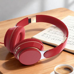 Generico Casque Sans Fil - Pliable et Respirant | Casque Supraural Sans Fil | Pour Téléphone Portable Jeu Gym Bureaux Maison Ami