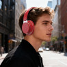 Generico Casque Sans Fil - Pliable et Respirant | Casque Supraural Sans Fil | Pour Téléphone Portable Jeu Gym Bureaux Maison Ami
