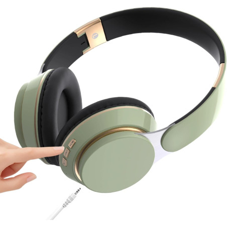 Casque Sans Fil - Casque Avec Son Stéréo Et Confort Respirant,Casque Supraural Sans Fil | Pour La Famille Et Les Amis Et Les Col