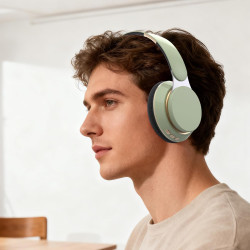 Casque Sans Fil - Casque Avec Son Stéréo Et Confort Respirant,Casque Supraural Sans Fil | Pour La Famille Et Les Amis Et Les Col
