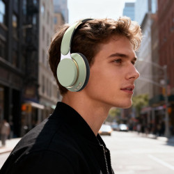 Casque Sans Fil - Casque Avec Son Stéréo Et Confort Respirant,Casque Supraural Sans Fil | Pour La Famille Et Les Amis Et Les Col