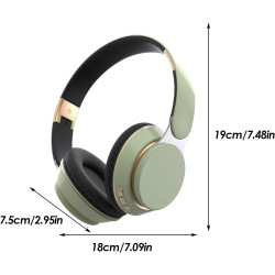 Casque Sans Fil - Casque Avec Son Stéréo Et Confort Respirant,Casque Supraural Sans Fil | Pour La Famille Et Les Amis Et Les Col