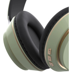 Casque Sans Fil - Casque Avec Son Stéréo Et Confort Respirant,Casque Supraural Sans Fil | Pour La Famille Et Les Amis Et Les Col
