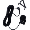 Microphone externe pour récepteur radio stéréo de voiture Pioneer - Prise jack 2,5 mm - Pour microphone omnidirectionnel - Avec 