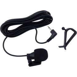 Microphone externe pour récepteur radio stéréo de voiture Pioneer - Prise jack 2,5 mm - Pour microphone omnidirectionnel - Avec 