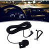Microphone externe pour récepteur radio stéréo de voiture Pioneer - Prise jack 2,5 mm - Pour microphone omnidirectionnel - Avec 
