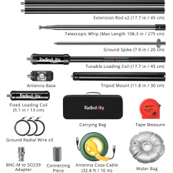 Radioddity Antenne RF Portable HF-010